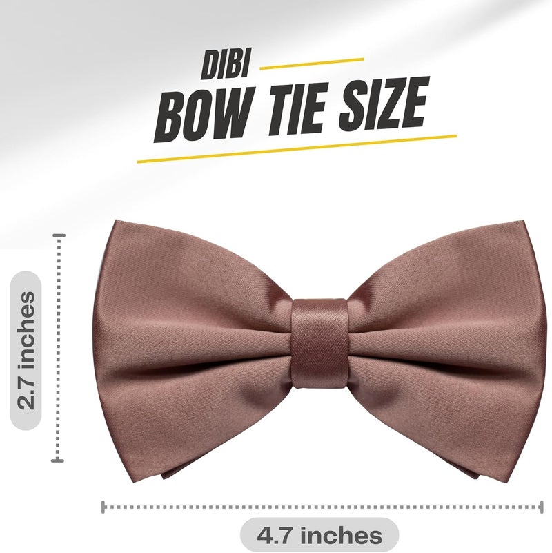 DIBI Adjustable Classic Pretied Bow Tie for Men, Women, and Boys - Men's Bowtie for Wedding, Costume Party and Formal Events - Image 3